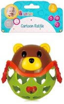 Zachte rammelende teddybeer - Rammelaar bijtspeelgoed 3m+ Peuter Baby