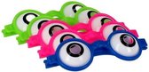 Gerimport Feestbrillen Groen/roze/blauw 6 Stuks