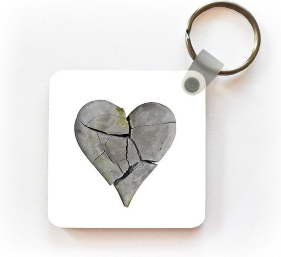 Sleutelhanger - Gebroken hart - Plastic | bol.com