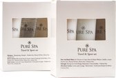Pure Spa Travel & Sport Set Hair Body Wash - Shaving Gel - Aftershave Lotion 30 Ml