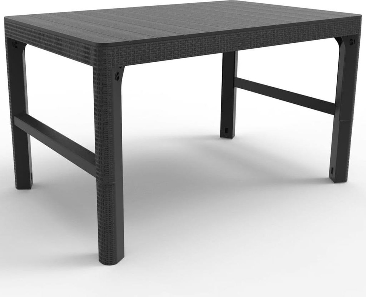 Allibert Lyon Verstelbare Tuintafel - 116x71,5x66/40 cm - Grafiet thumbnail 7
