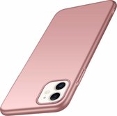 Ultra thin case geschikt voor Apple iPhone 12 Mini - 5.4 inch - roze