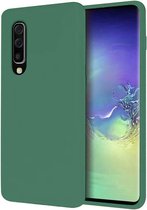 shieldcase silicone case geschikt voor Samsung galaxy a30s - groen