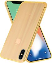 Shieldcase Gekleurde laser case geschikt voor Apple iPhone X / Xs - oranje