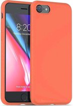 ShieldCase Silicone case geschikt voor Apple iPhone 7 / 8 - oranje