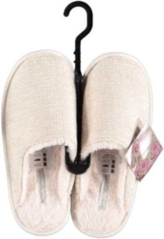 Emu Australia Dames Pantoffels Gebroken wit kruisband vacht slipper | Van  den Assem