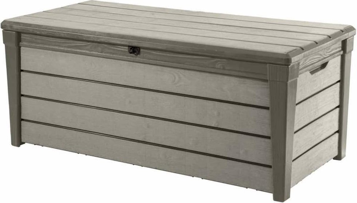 Keter Brushwood Opbergbox - 455L - 145x69,7x60,3cm - Taupe