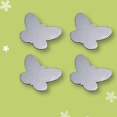 1x Tafelmagneetjes - Vlinder - Tafelkleed gewichtjes - Tafelkleedklem - Magneet - Set van 4 stuks