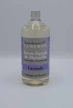 Navulling vloeibare zeep lavendel - literfles - savon liquide - 1 liter