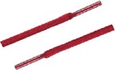 Cordial - Schoenveters -  rood - fijn geweven - veterlengte 120 cm 6-8 gaatjes
