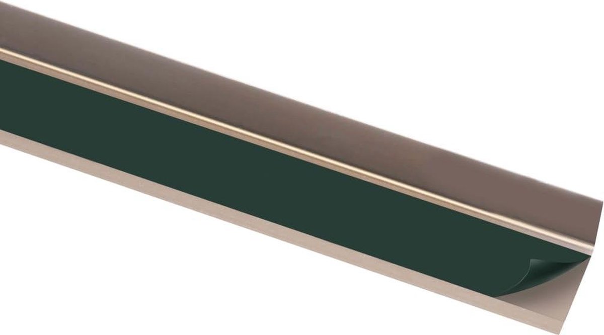 Vdxl trapneuzen l-vormig 15 st 100 cm aluminium bruin - Klussen