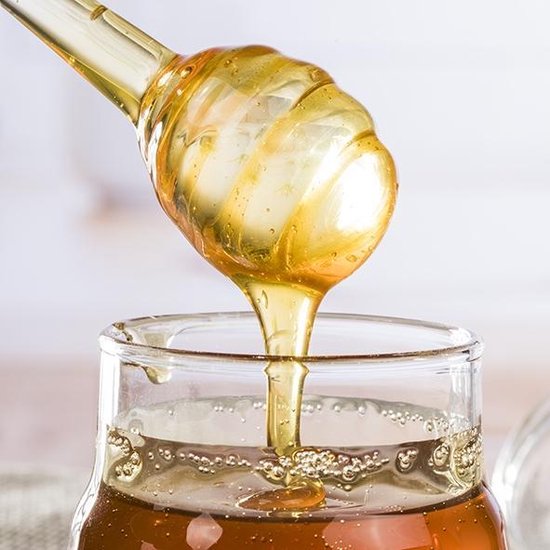 Pot à miel en verre avec cuillère en bois - Kilner