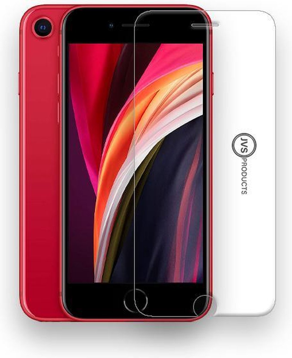 Screenprotector geschikt voor iPhone SE 2020 - Tempered Glass - Beschermglas - Glas - Transparant