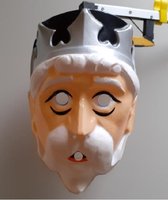 Masker  kindermasker koning met kroon