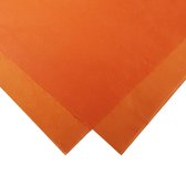 Zijdevloeipapier, inpakvellen, zijde papier, vloei papier 50x70cm kleur oranje (480 vellen)