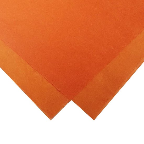 Papier de soie orange en feuilles
