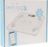 Sam Beauty - Smart Scale met volledige Lichaamsanalyse - Slimme Weegschaal met App - Wit