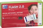 Oxford Flash 2.0 - Flashcards - Blanco - A7 - Groene rand - 80 stuks