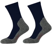 Xtreme - 6-Pack - Wandelsokken - Coolmax® Ventilatie - Anti-Blaar - Heren / Dames - marine - 39-42 - 122781000