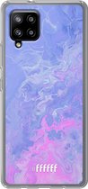 6F hoesje - geschikt voor Samsung Galaxy A42 -  Transparant TPU Case - Purple and Pink Water #ffffff
