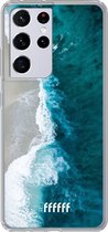 6F hoesje - geschikt voor Samsung Galaxy S21 Ultra -  Transparant TPU Case - Beach all Day #ffffff