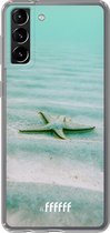 6F hoesje - geschikt voor Samsung Galaxy S21 Plus -  Transparant TPU Case - Sea Star #ffffff