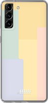 6F hoesje - geschikt voor Samsung Galaxy S21 -  Transparant TPU Case - Springtime Palette #ffffff