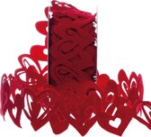 Ruban de coeurs en feutre rouge | 10m | Saint-Valentin | ruban d'emballage | emballage cadeau | décoration | le mariage | anniversaire | décoration | passe-temps | artisanat