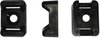 Kortpack Schroefzadels zwart, voor tyraps t/m 4.8 mm breed met 3.8 mm schroefgat. 100 stuks + kortpack pen (099.8941)