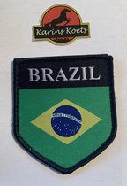 patch brazil klittenband 5 cm breed 6cm hoog