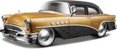 1955 Buick Century (Goud) (22cm) 1/26 Maisto - Modelauto - Model auto - Schaalmodel - Miniatuurauto - Miniatuur voertuig