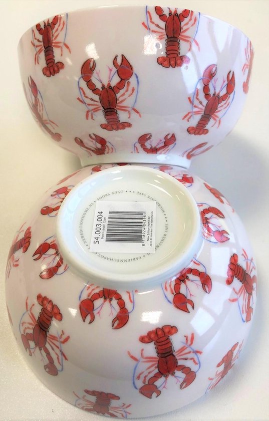 Fabienne Chapot set 6 bowls Lobster 12cm | bol.com