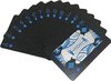 Afbeelding van het spelletje Luxe speelkaarten - Poker kaarten waterdicht - zwart en blauw
