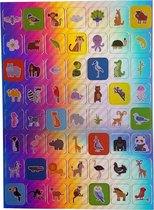 Holografische Stickers 112 stuks “Animals”