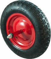 Kruiwagenwiel luchtband rubber - 380x260 mm