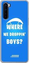 6F hoesje - geschikt voor OnePlus Nord - Transparant TPU Case - Battle Royale - Where We Droppin' Boys #ffffff