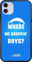 6F hoesje - geschikt voor iPhone 11 - TPU Case - Battle Royale - Where We Droppin' Boys #ffffff