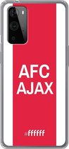 6F hoesje - geschikt voor OnePlus 9 Pro -  Transparant TPU Case - AFC Ajax - met opdruk #ffffff