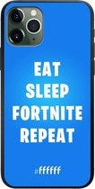 6F hoesje - geschikt voor iPhone 11 Pro -  TPU Case - Fortnite - Eat Sleep Fortnite Repeat #ffffff