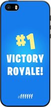 iPhone 5 Hoesje TPU Case - Fortnite - Victory Royale #ffffff