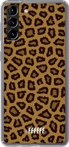 6F hoesje - geschikt voor Samsung Galaxy S21 Plus -  Transparant TPU Case - Leopard Print #ffffff