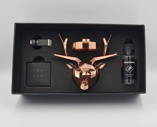 SWF - Autoparfum Rendeer Premium Geschenkset - Incl. 15 ml Luchtverfrisser Parfum Auto