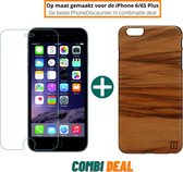 iphone 6s plus houten hoes | iPhone 6S Plus A1634 100% bomenhout case | iPhone 6S Plus valbestendige hoes bruin | beschermhoes iphone 6s plus apple | iPhone 6S Plus beschermende co