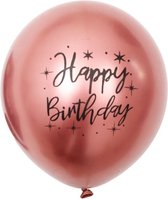 Fabs World ballonnen set Happy birthday metallic