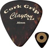 Clayton Cork grip plectrums 0.80 mm 6 pack