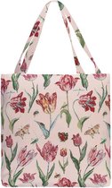 Signare Boodschappentas groot – Tulp - wit – Jacob Marrel