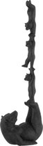 J-Line Beer Met Kind Toren Poly Zwart Small