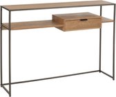 J-Line Console 1 Lade Hout/Metaal Naturel