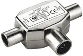 PremiumCord TV-antennesplitter IEC 75 Ohm 1xF-2xM