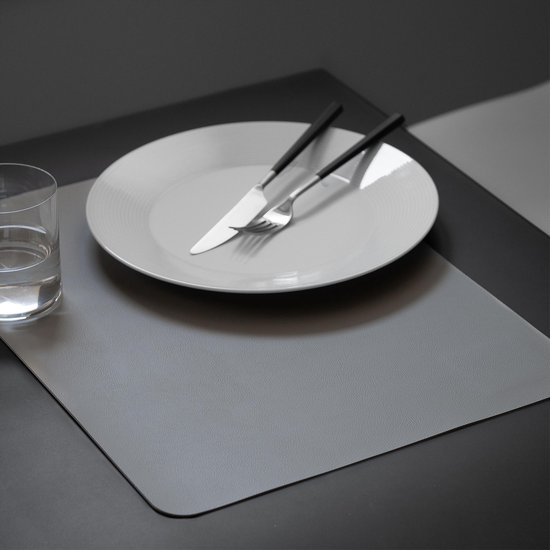 Mesapiu Placemat Nappa Kunstleer Rechthoekig Dubbelzijdig